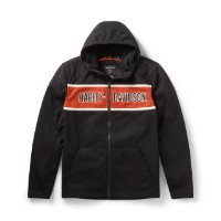 Harley-Davidson Men's H-D Trenton Deflector 2.0 Hooded Riding Fleece 97179-26VM