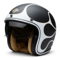Harley-Davidson Jethelm Flames X14 schwarz matt 97192-25EX