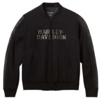 Harley-Davidson Damen Bomberjacke Willie G Skull Bling schwarz 97407-26VW