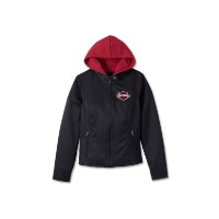 Harley-Davidson Damen Miss Enthusiast 3 in 1 Jacke Rot