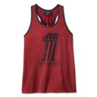 Harley-Davidson Damen Tank Top National Anthem Twist Rot