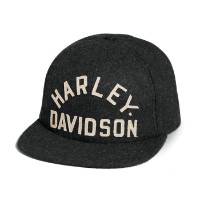Harley-Davidson Cap Staple Unstructured Strapback Schwarz