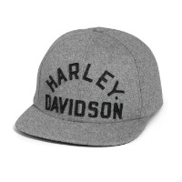 Harley-Davidson Cap Staple Unstructured Strapback Grau