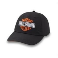 Harley-Davidson Damen Baseball Cap Three Stars Bar & Shield schwarz