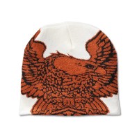 Harley-Davidson Beanie Bald Eagle Cloud Dancer Weiß
