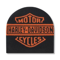Harley-Davidson Men's H-D Essential Colorblock Beanie - Harley Black 97687-26VM