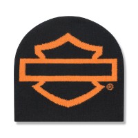 Harley-Davidson Men's Open Bar & Shield Beanie - Harley Black 97689-26VM