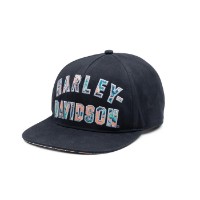 Harley-Davidson x Reyn Spooner Fitted Baseball Cap Schwarz