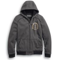 Harley-Davidson Jacke Zip-Hoodie Arterial Abrasion-Resistant Grau