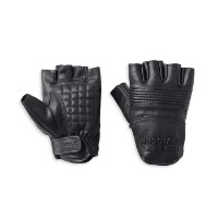 Harley-Davidson Oakbrook Fingerless Leather Gloves Schwarz 98143-22VM