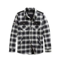 Harley-Davidson Hemdjacke Arterial Schwarz/Weiß