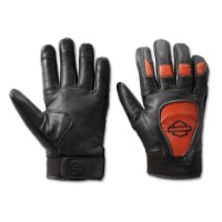 Harley-Davidson Handschuhe Leder Wasserdichte Ovation für Herren Schwarz 