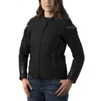Harley-Davidson Damen Funktionsjacke FXRG Triple Vent Waterproof Schwarz