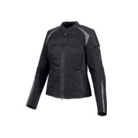 Harley-Davidson Damen Motorradjacke Ledgeview Stretch Schwarz