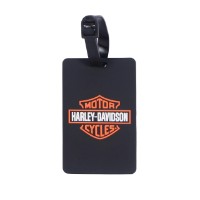 Harley-Davidson Bar & Shield Gepäckanhänger, 2-teiliges Set Kofferanhänger Orange 952-90-00