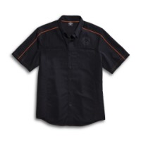 Harley-Davidson Black Vented Performance Skull Shirt für Herren