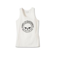 Harley-Davidson Damen Ultra Classic Skull Tank Weiß