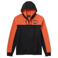 Harley-Davidson Zip Hoodie Essential Color Blocked schwarz/orange 99103-26VM