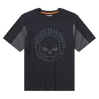 Harley-Davidson T-Shirt Willie G Skull Underarm Mesh schwarz 99109-26VM