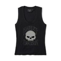 Harley-Davidson Willie G™ Skull Ribbed Tanktop 99296-25VW