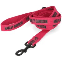Harley-Davidson HD Text Polyester 72" Hundeleine, Pink MPC104/16