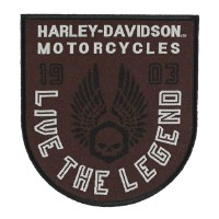 Harley-Davidson Aufnäher Live The Ledgend