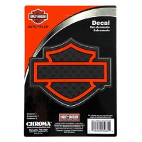 H-D B&S Orange Silhouette