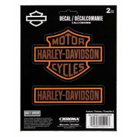 Harley-Davidson® 2-Piece Bar & Shield Text Logo Vinyl Decal Aufkleber CG25212