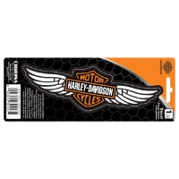 H-D B&S w/Wings Vinyl Decal