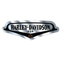 H-D V-Tank Bendable Aluminum Decal