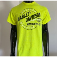 Harley-Davidson Dealershirt Back Around Gelb
