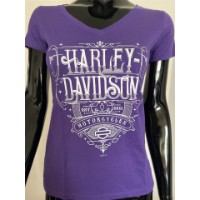 Harley-Davidson Damen Dealershirt Dazzle Lila