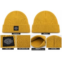 Harley-Davidson Herren Strickmütze – 97691-26VM – Senfgelb