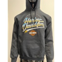 Harley-Davidson Hoodie Chrome Attitude Schwarz