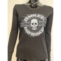 Harley-Davidson Damen Longsleeve Smile Banner Schwarz