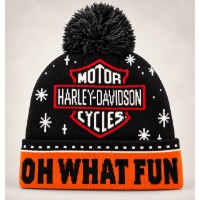 Harley-Davidson Weihnachtsmütze mit Bommel – Oh What Fun It Is To Ride!  97698-26VM