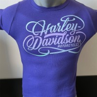 Harley-Davidson Damen T-Shirt Confusion Lila