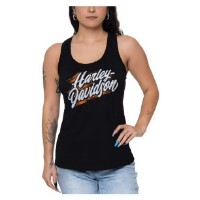 Harley-Davidson Dealer Shirts mit Backprint Lübeck Holstentor Damen Trägershirt Beam Tank 25024