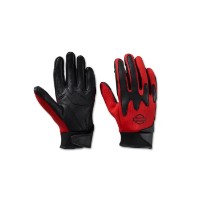 Harley-Davidson Damen Dyna Knit Mesh Gloves Rot