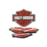 Harley-Davidson Untersetzer Bar & Shield Orange