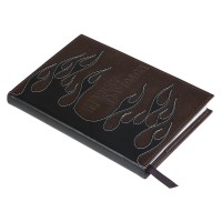 Harley-Davidson Flames Leather Journal Notizbuch HDL-20106
