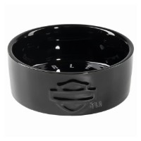 Harley-Davidson Fressnapf Open Bar & Shield Keramik schwarz