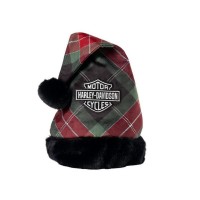 Harley-Davidson Santa-Mütze ''Holiday Plaid''