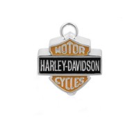 Harley-Davidson Ride Bell Bar & Shield Silber/Orange/Schwarz