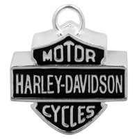 Harley-Davidson Ride Bell Large Bar & Shield Motorcycle Silber
