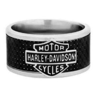 Harley-Davidson Ring Bar & Shield Silber