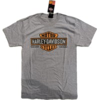 Harley-Davidson Dealer Shirt Trade Mark Grau Men Lübeck Holstentor