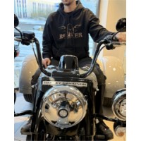 Rokker Hoodie Logo Black 520401