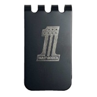 Harley-Davidson® Men's #1 Metal Money Clip/Bottle Opener - Matte Black Finish