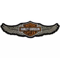 Harley-Davidson Patch Aufnäher Bar&Shield with Wings 180557